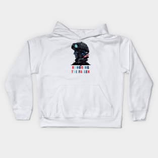 Eternal Remembrance: Honoring Our Fallen Heroes Kids Hoodie